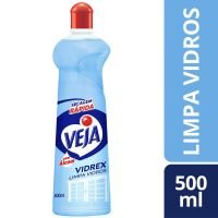 Limpa Vidros Veja Vidrex Tradicional Squeeze 500Ml