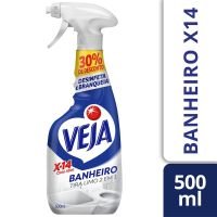 Limpador Banheiro Veja X14 Tira Limo Spray 500Ml Com 30% De Desconto