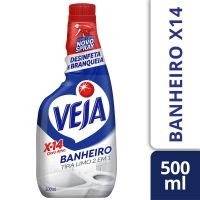 Limpador Banheiro Veja X14 Tira Limo Refil 500Ml