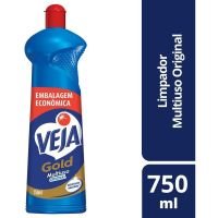 Limpador Multiuso Veja Gold Original 750Ml Embalagem Econmica