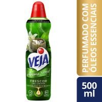 Limpador Perfumado Veja Aroma Sense Frescor 500Ml Com leos Essenciais