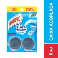Limpador Sanitrio para Caixa Acoplada Harpic Marine 50G 50% Off Na 2 Unidade