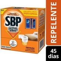 Repelente Eltrico Lquido SBP 45 Noites Aparelho + Refil 35ml