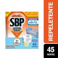 Repelente Eltrico Lquido SBP 45 Noites Cheiro Suave Aparelho + Refil 35ml