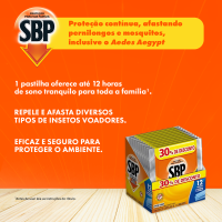 Repelente Eltrico Pastilha SBP Refil 12 Pastilhas Com 30% De Desconto