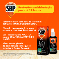 Repelente Infantil Spray SBP Pro Kids com Icaridina 90 ml