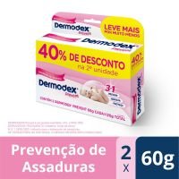 Kit Pomada para Preveno de Assaduras Dermodex Prevent - 120g (2x60g) - 40% na 2 unidades
