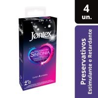 Preservativo Camisinha Jontex Orgasmo em Sintonia - 4 Unidades