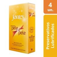 Preservativo Camisinha Jontex Pele com Pele - 4 Unidades