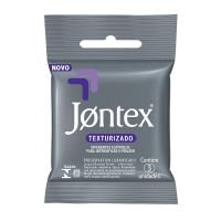 Preservativo Camisinha Jontex Texturizado - 3 Unidades