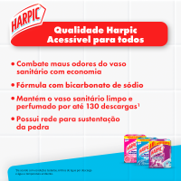 Harpic Pedra Perfumada Lavanda 25G 50%