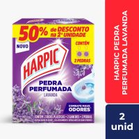 Harpic Pedra Perfumada Lavanda 25G 50%