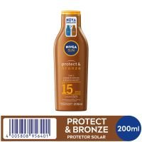 NIVEA SUN Protetor Solar Protect & Bronze FPS15 200ml