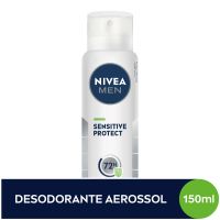 NIVEA MEN Desodorante Antitranspirante Aerossol Sensitive Protect 150ml