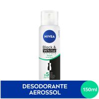 NIVEA Desodorante Antitranspirante Aerossol Invisible Black & White Fresh 150ml