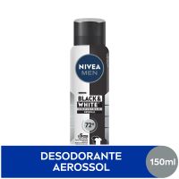 NIVEA MEN Desodorante Aerossol Black & White Invisible Original 150ml