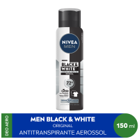 NIVEA MEN Desodorante Aerossol Black & White Invisible Original 150ml