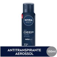 NIVEA MEN Desodorante Antitranspirante Aerossol Deep Original 150ml