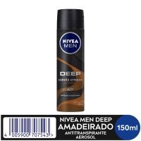 NIVEA Men Desodorante Aerosol Antitranspirante Deep Amadeirado 150ml