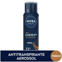 NIVEA MEN Desodorante Antitranspirante Aerossol Deep Amadeirado 150ml