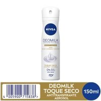 NIVEA Desodorante Antitranspirante Aerosol Deomilk Toque Seco 150ml