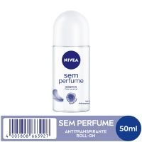 NIVEA Desodorante Antitranspirante Roll On Sem Perfume 50ml