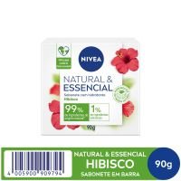 NIVEA Sabonete em barra Natural e Essencial Hibisco 90g