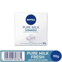NIVEA Sabonete Pure Milk Beauty Elixir Fresh 90g