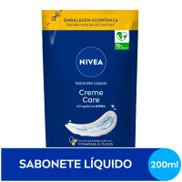 NIVEA Sabonete Lquido Refil Creme Care 200ml