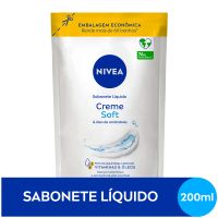 NIVEA Sabonete Lquido Refil Creme Soft 200ml