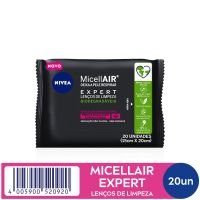 NIVEA Lenos de Limpeza Demaquilantes Expert  MicellAir 20 un.