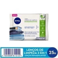 NIVEA Lenos de Limpeza Demaquilantes 3 em 1 Refrescante 25 un.