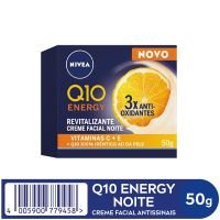 NIVEA Creme Facial Antissinais Noite Q10 Energy 50g