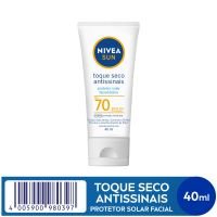 NIVEA SUN Protetor Solar Facial Toque Seco Antissinais FPS70 40ml