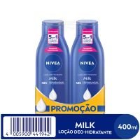 NIVEA Kit Loo Hidratante Milk 400ml