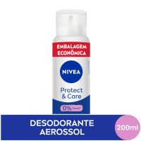 NIVEA Desodorante Antitranspirante Aerossol Protect & Care 200ml