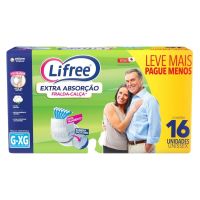 Fralda Cala Geriatrica Lifree E.absoro G/XG Promo 16und