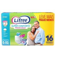 Fralda Cala Geriatrica Lifree S.Conforto G/XG Promo 16und