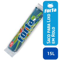 Saco p/ Lixo Forta em Rolo 15L