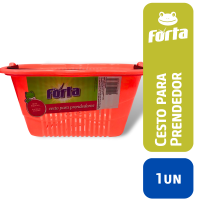 Cesto P/ Prendedor De Roupa Forta Com Gancho