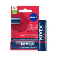 NIVEA Hidratante Labial Hidra Color Vermelho 4,8g