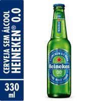 Cerveja Lager Premium Puro Malte Zero lcool Heineken Garrafa 330ml