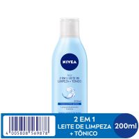 NIVEA Loo 2 em 1 Leite de limpeza + Tnico Refrescante 200 ml