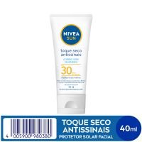 NIVEA SUN Protetor Solar Facial Toque Seco Antissinais FPS 30 40ml