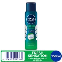 NIVEA MEN Desodorante Antitranspirante Aerossol Fresh Sensation 150ml