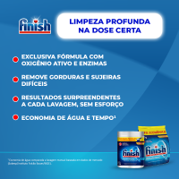Kit Finish com 1 Detergente Lava Louas em P 450g + 1 Secante 250ml