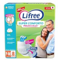 Fralda Cala Geriatrica Lifree S.Conforto P/M Regular 8und