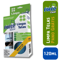 Limpa Tela C/ Pano  Grtis Force Clean 120 ml