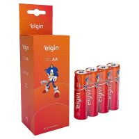 Pilha Zinco Elgin R6P 1,5V AA Display 10X4