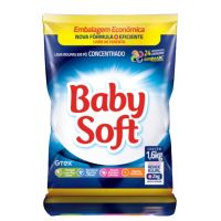 Lava Roupas Baby Soft em P Sach Embalagem Economica 1,6kg